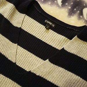 Express London Stripped Sweater